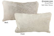 Grey 12"x22" Brazilian Cowhide Pillow #72238 by Hudson Hides