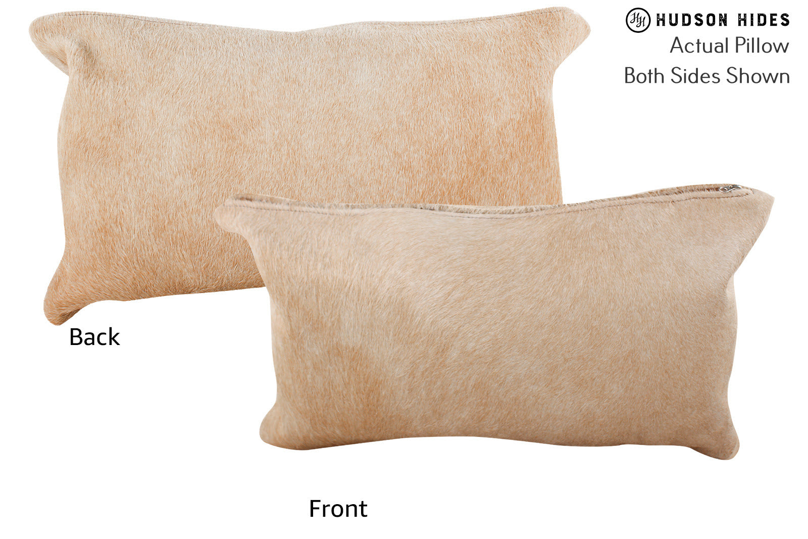 Beige Cowhide Pillow #72341