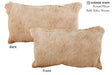 Beige 12"x22" Brazilian Cowhide Pillow #72371 by Hudson Hides