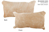Beige 12"x22" Brazilian Cowhide Pillow #72390 by Hudson Hides