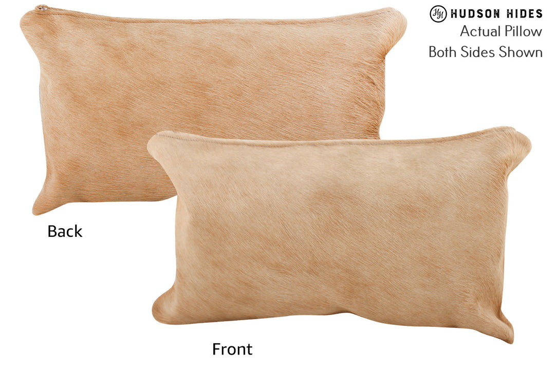 Solid Brown Pillow 12"x22"#72403 by Hudson Hides
