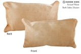 Beige 12"x22" Brazilian Cowhide Pillow #72407 by Hudson Hides