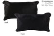 Solid Black 12"x22" Brazilian Cowhide Pillow #72621 by Hudson Hides