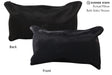 Solid Black 12"x22" Brazilian Cowhide Pillow #72631 by Hudson Hides