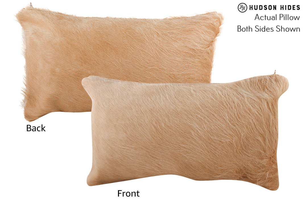 Solid Brown Pillow 12"x22"#72670 by Hudson Hides