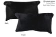 Solid Black 12"x22" Brazilian Cowhide Pillow #72772 by Hudson Hides