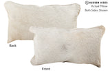 Grey 12"x22" Brazilian Cowhide Pillow #72850 by Hudson Hides