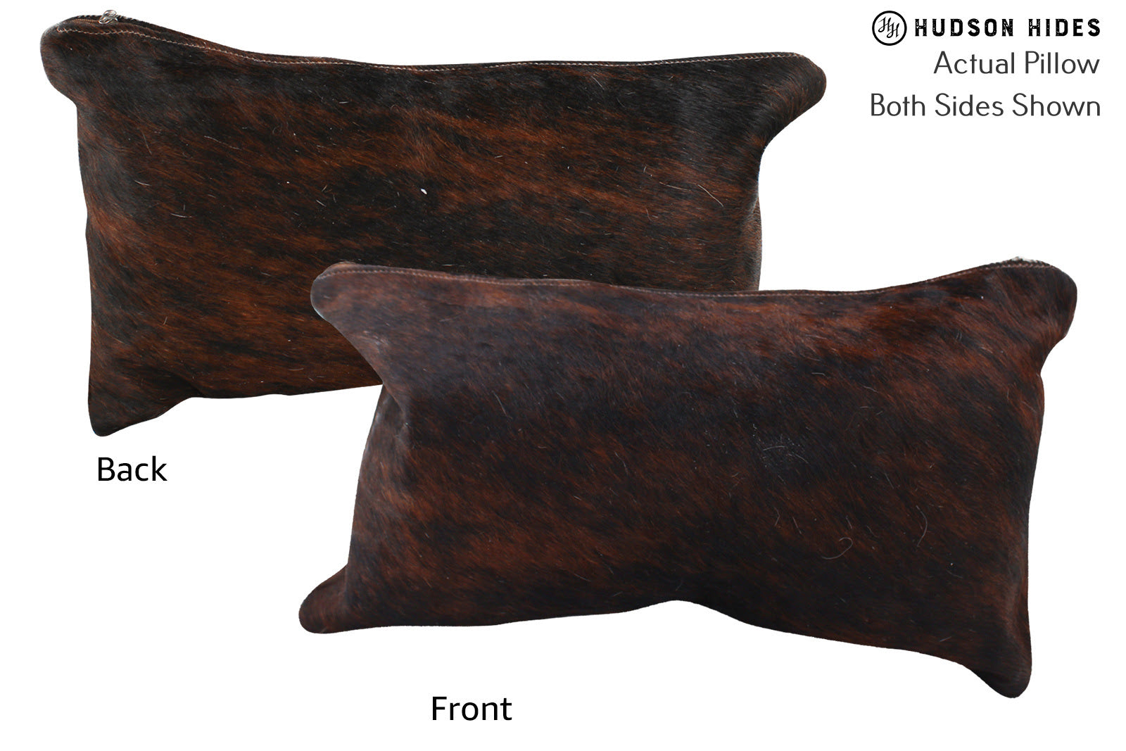 Dark Brindle Cowhide Pillow #72916