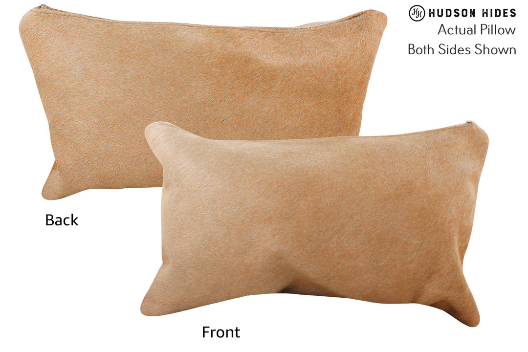 Solid Brown Pillow 12"x22"#72956 by Hudson Hides