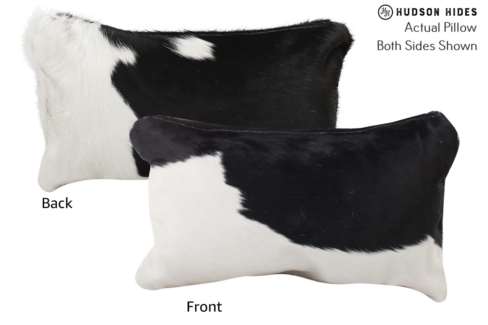 Black and White Cowhide Pillow #72964