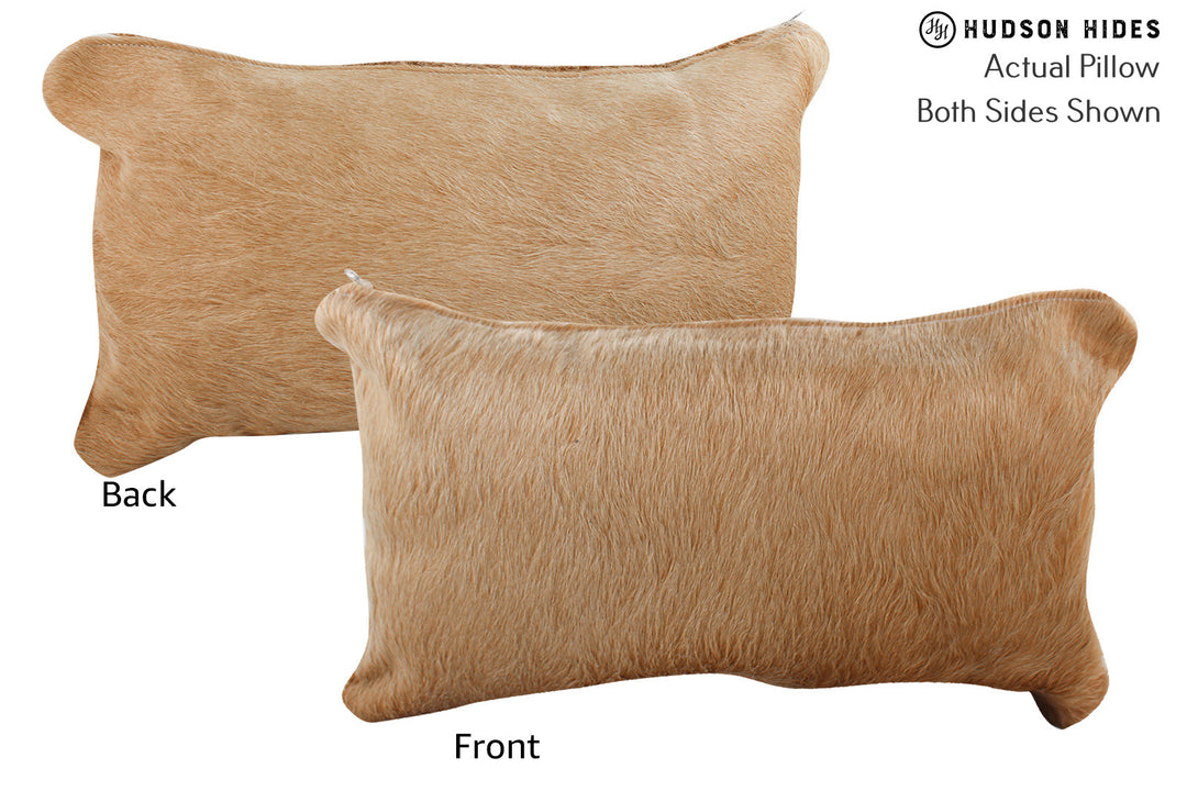 Solid Brown Pillow 12"x22"#72971 by Hudson Hides