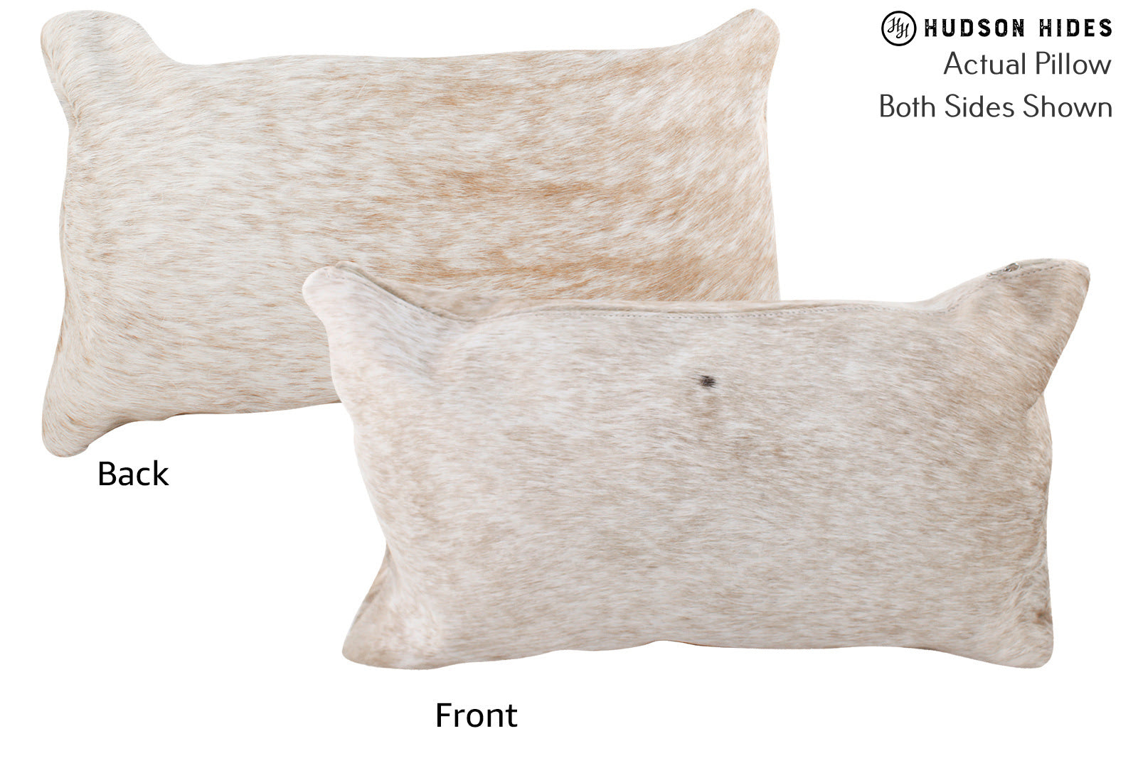 Beige Cowhide Pillow #72981