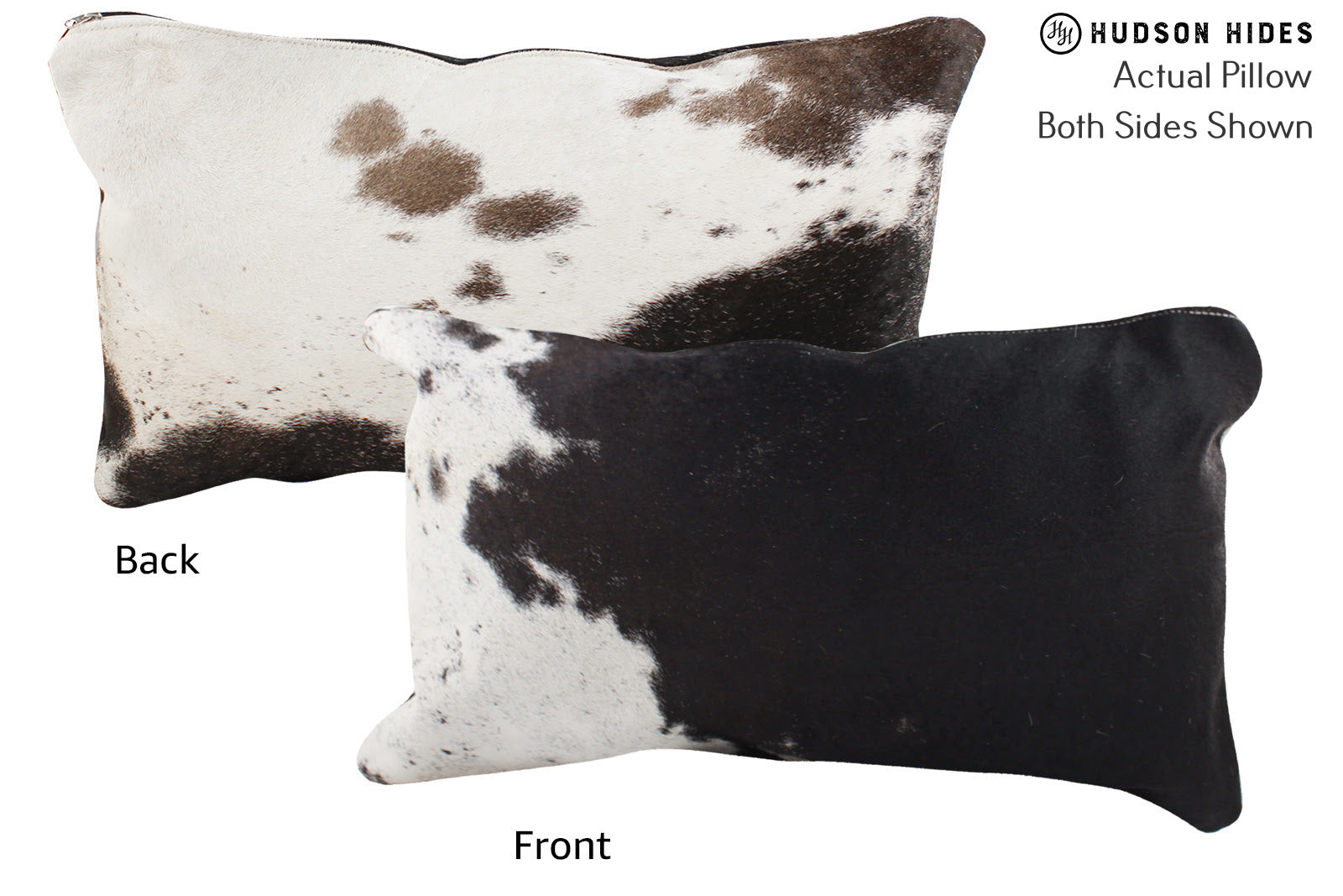 Black and White Cowhide Pillow #72992
