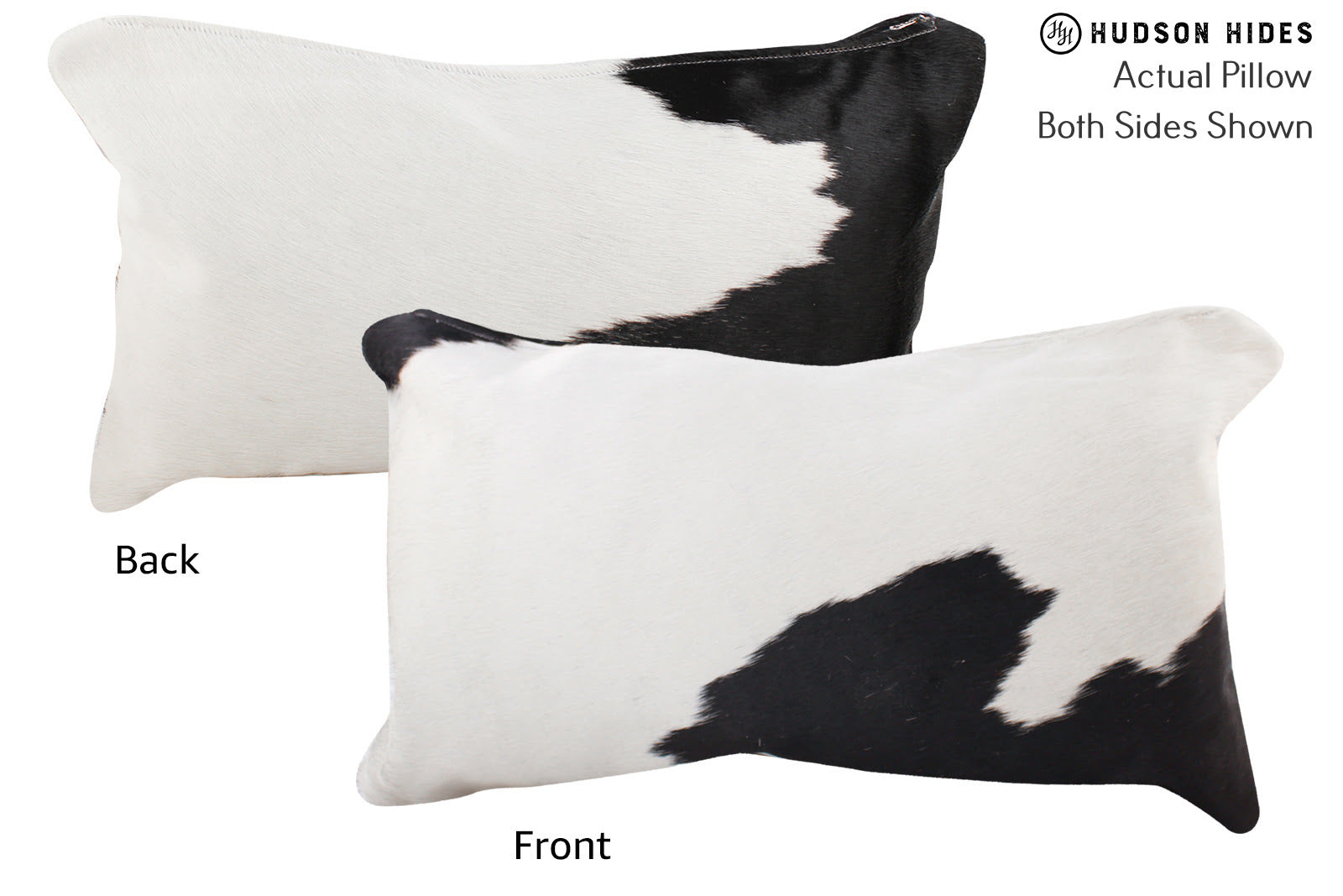 Black and White Cowhide Pillow #72993