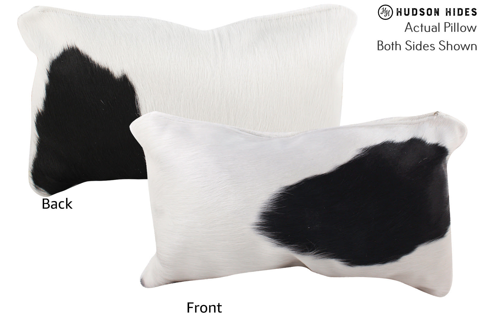 Black and White Cowhide Pillow #72995
