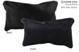Solid Black 12"x22" Brazilian Cowhide Pillow #73001 by Hudson Hides