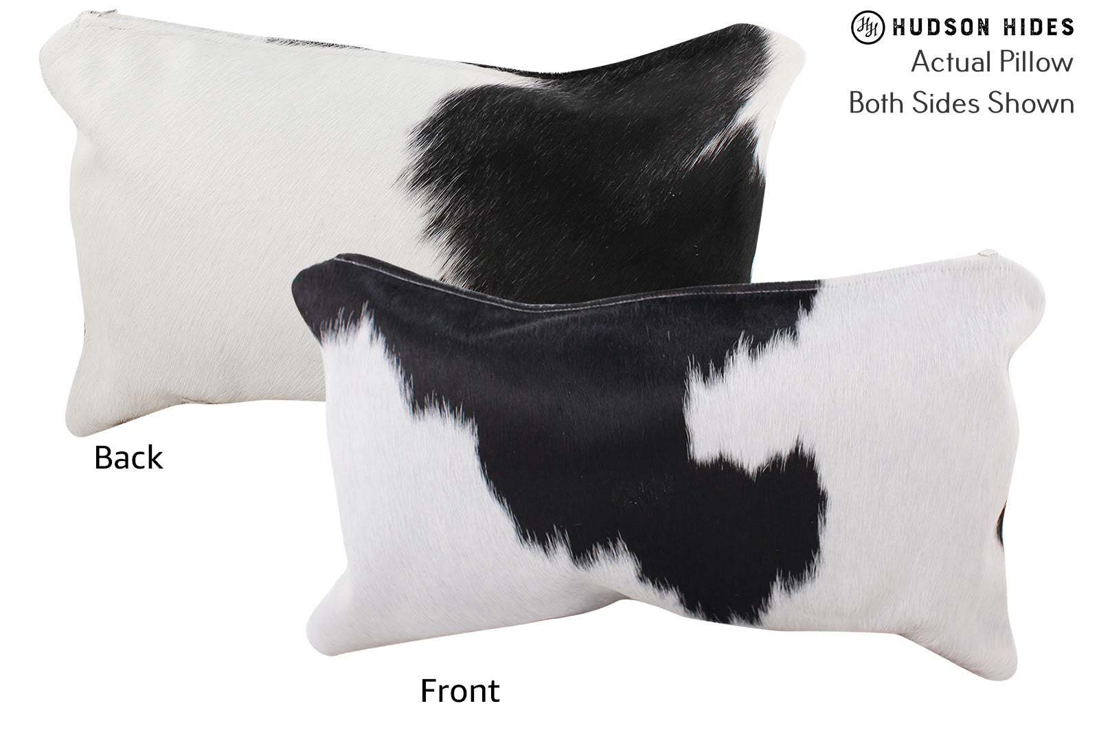 Black and White Cowhide Pillow #73009