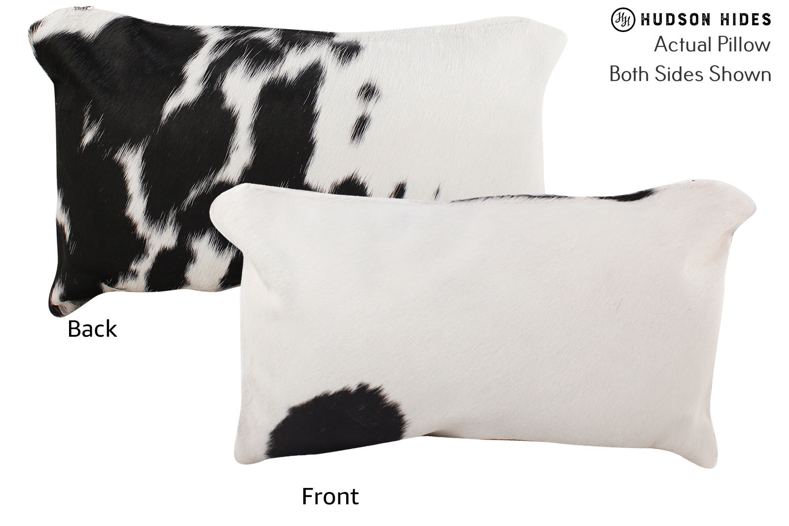 Black and White Cowhide Pillow #73010