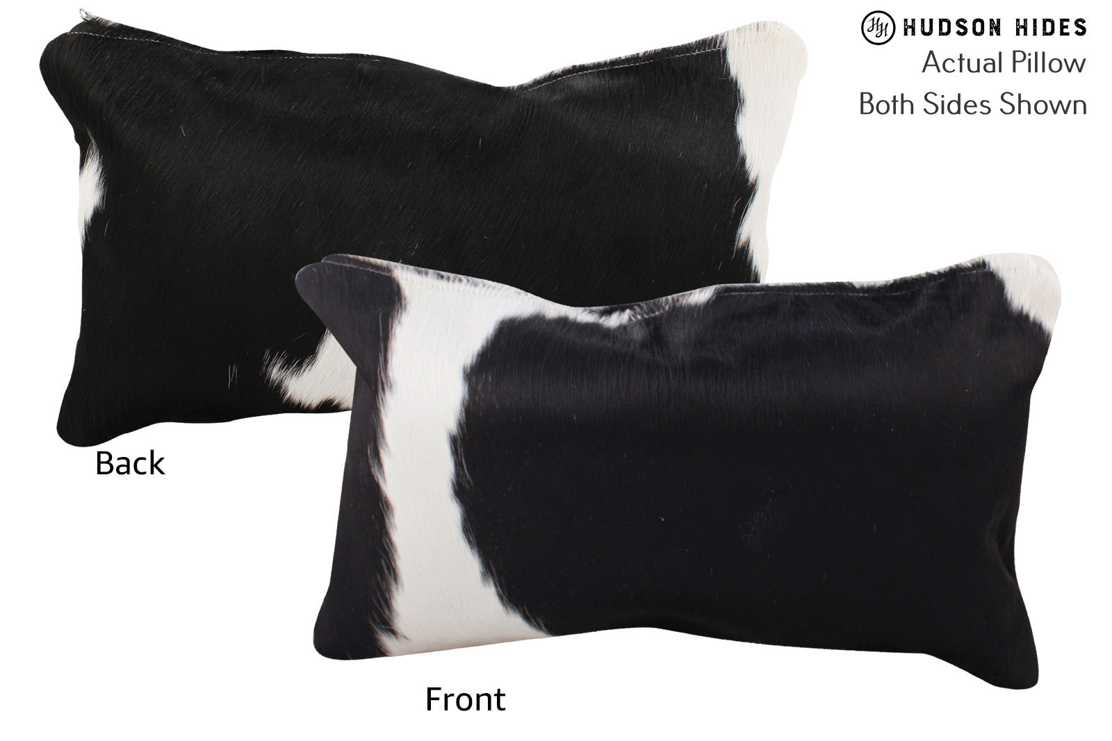 Black and White Cowhide Pillow #73024