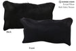 Solid Black 12"x22" Brazilian Cowhide Pillow #73080 by Hudson Hides