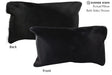 Solid Black 12"x22" Brazilian Cowhide Pillow #73105 by Hudson Hides