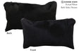Solid Black 12"x22" Brazilian Cowhide Pillow #73121 by Hudson Hides