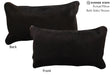 Solid Black 12"x22" Brazilian Cowhide Pillow #73127 by Hudson Hides