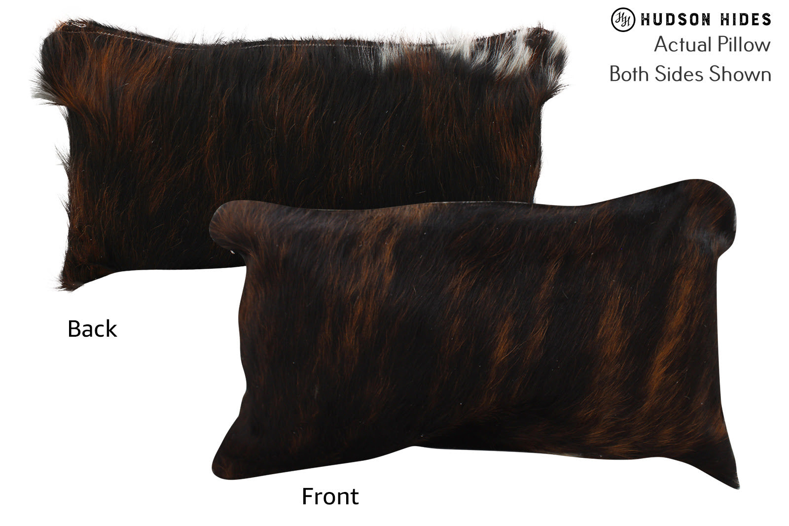 Dark Brindle Cowhide Pillow #73177