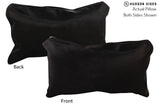 Solid Black 12"x22" Brazilian Cowhide Pillow #73212 by Hudson Hides