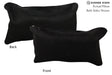 Solid Black 12"x22" Brazilian Cowhide Pillow #73239 by Hudson Hides