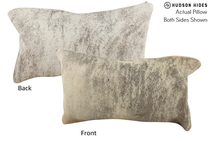 Grey 12"x22" Brazilian Cowhide Pillow #73252 by Hudson Hides