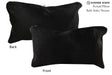 Solid Black 12"x22" Brazilian Cowhide Pillow #73266 by Hudson Hides