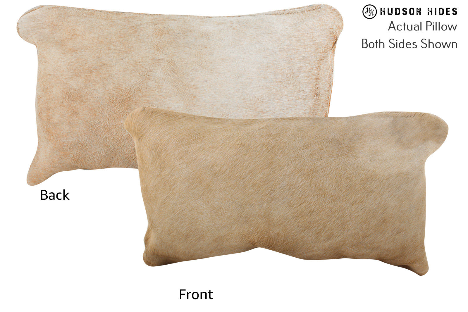 Beige Cowhide Pillow #73294