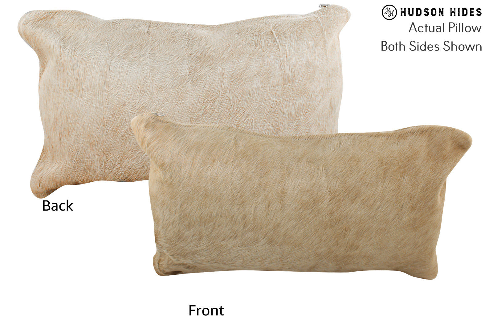 Beige Cowhide Pillow #73302