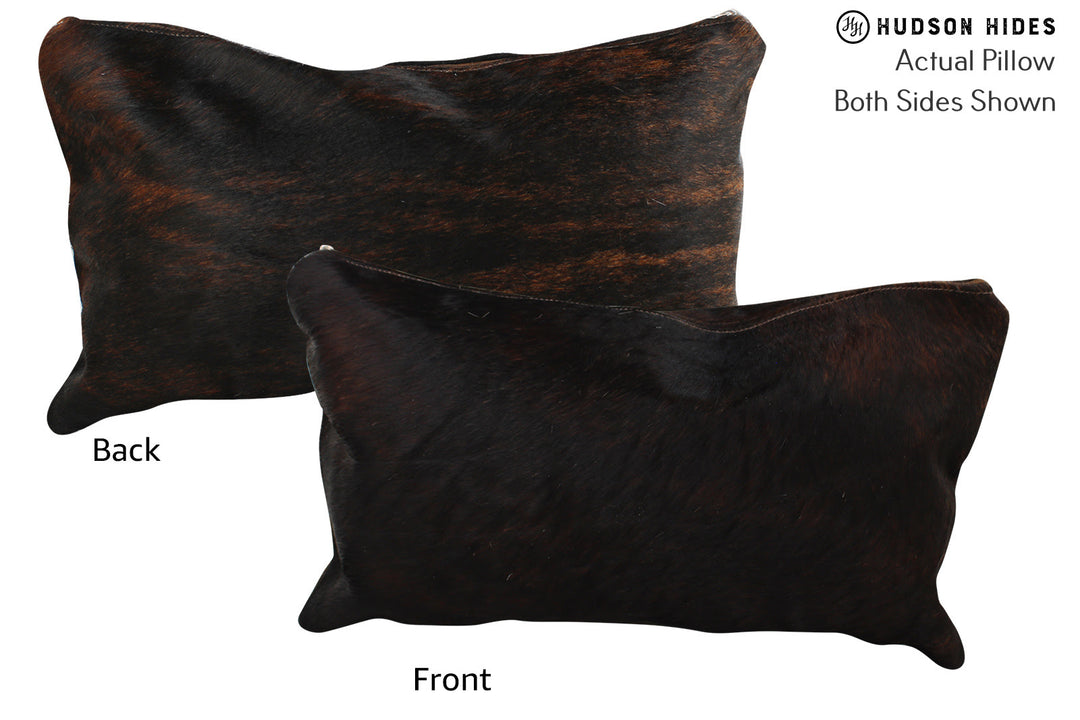 Dark Brindle Pillow 12"x22"#73321 by Hudson Hides