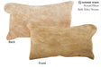 Beige 12"x22" Brazilian Cowhide Pillow #73362 by Hudson Hides