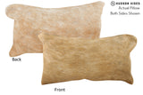 Beige 12"x22" Brazilian Cowhide Pillow #73362 by Hudson Hides