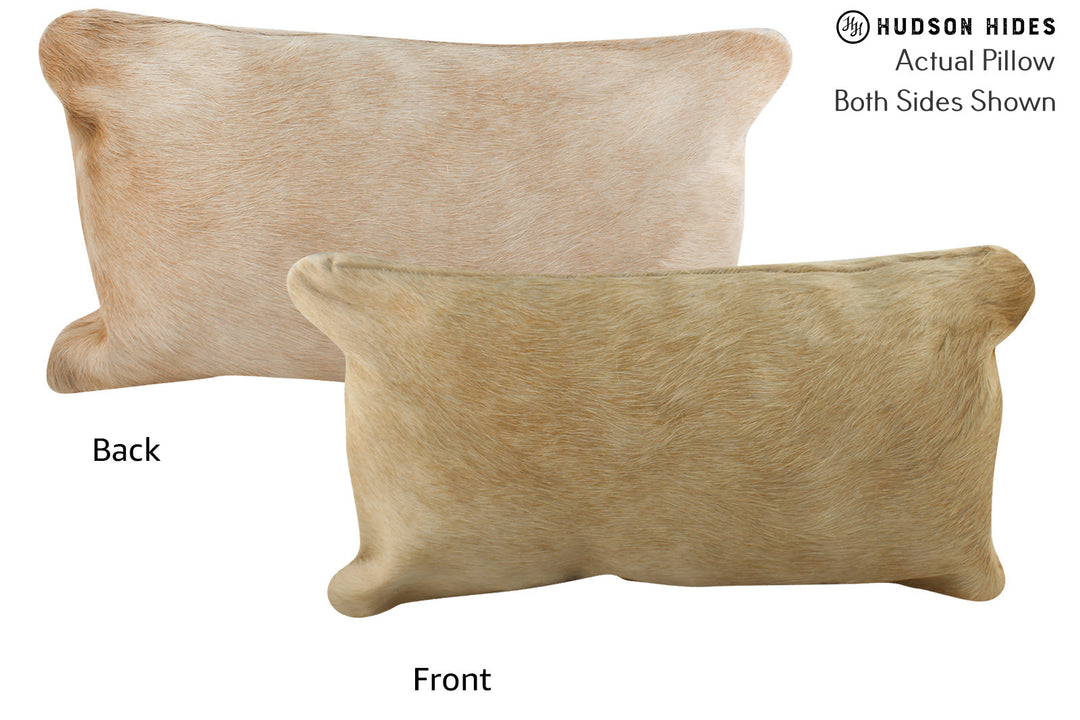 Beige Pillow 12"x22"#73456 by Hudson Hides
