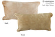 Beige 12"x22" Brazilian Cowhide Pillow #73456 by Hudson Hides
