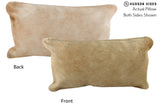 Beige 12"x22" Brazilian Cowhide Pillow #73456 by Hudson Hides