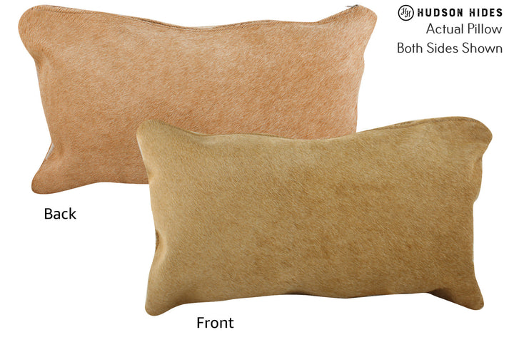 Beige 12"x22" Brazilian Cowhide Pillow #73457 by Hudson Hides