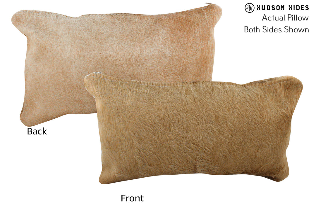 Beige Pillow 12"x22"#73485 by Hudson Hides
