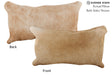 Beige 12"x22" Brazilian Cowhide Pillow #73515 by Hudson Hides