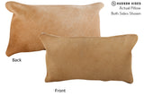 Beige 12"x22" Brazilian Cowhide Pillow #73541 by Hudson Hides
