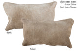 Grey 12"x22" Brazilian Cowhide Pillow #73544 by Hudson Hides