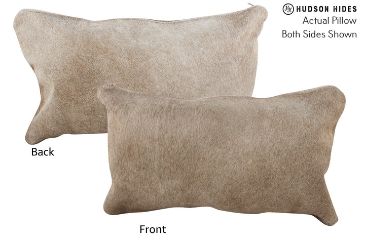 Grey 12"x22" Brazilian Cowhide Pillow #73544 by Hudson Hides