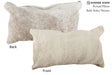 Grey 12"x22" Brazilian Cowhide Pillow #73581 by Hudson Hides