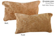 Beige 12"x22" Brazilian Cowhide Pillow #73584 by Hudson Hides