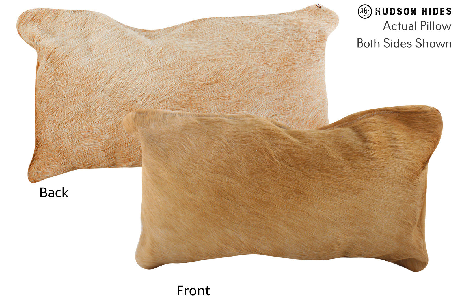Beige Cowhide Pillow #73625