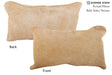 Beige 12"x22" Brazilian Cowhide Pillow #73644 by Hudson Hides